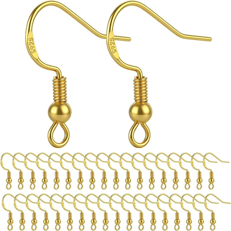 Coil Building Kit - 50pcs Gold Plated 925 Silver Tag