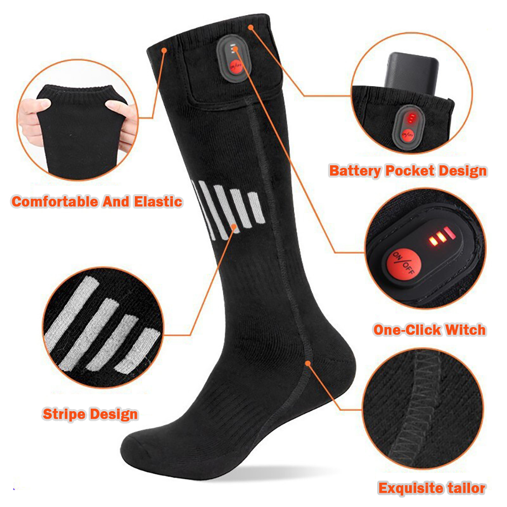 Winter Heated Socks With Batte - Battery Case Storage ulasan dan harga