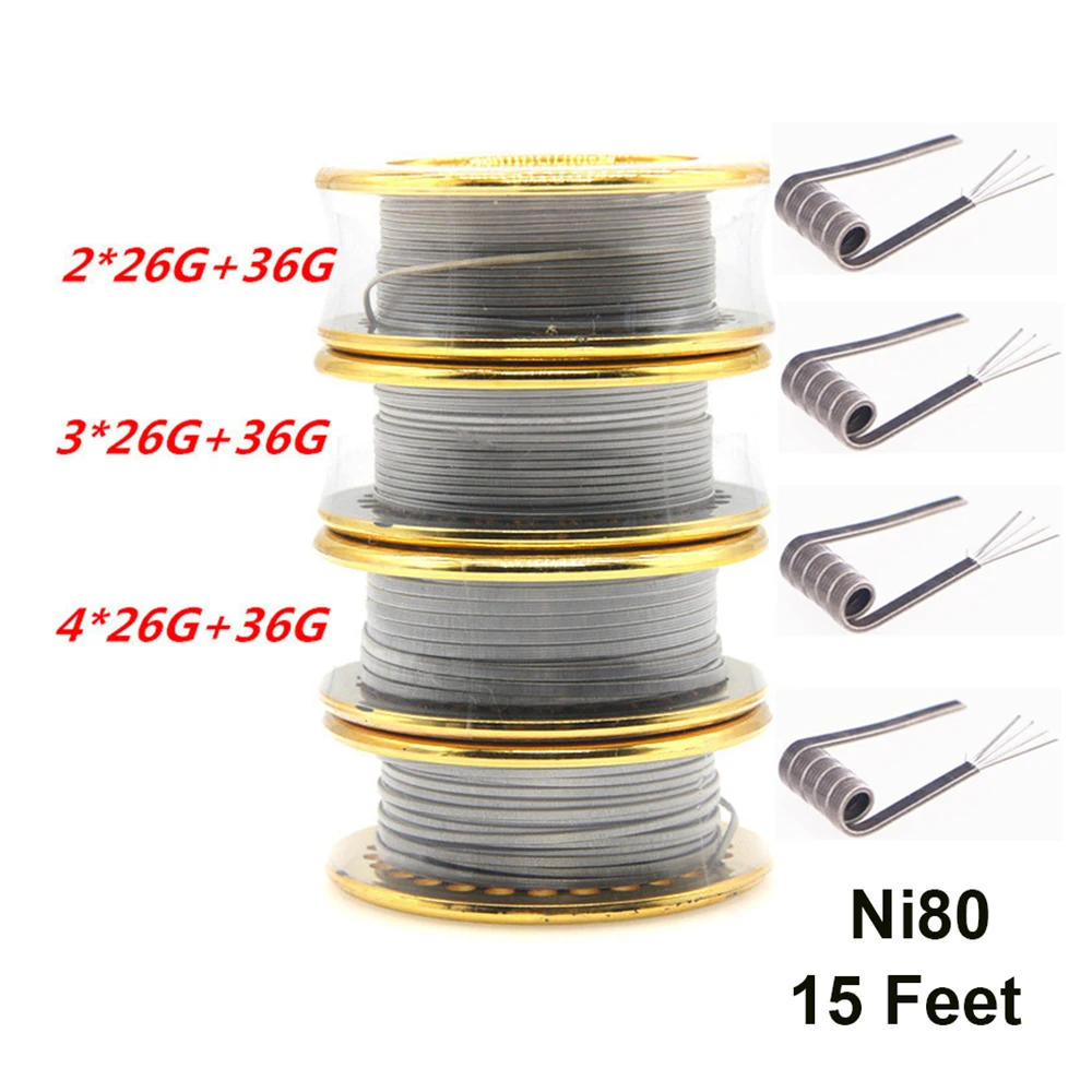 Ni80 Wire 26G 36GA 15 Feet Cla - Vape Accessory ulasan dan harga