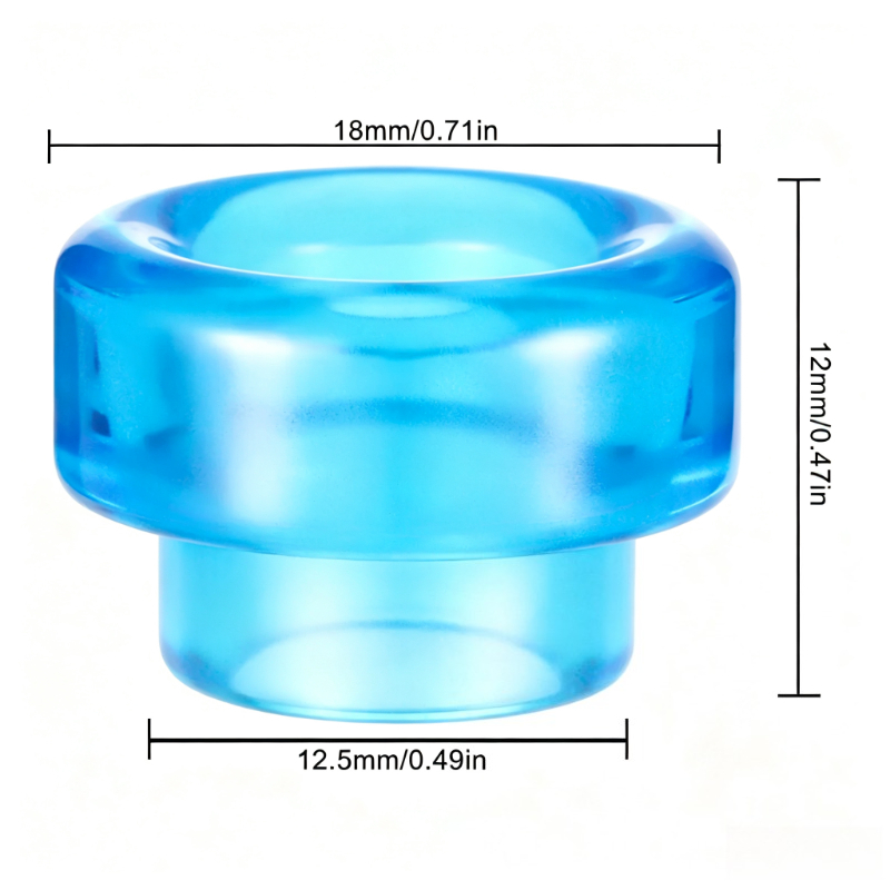 5PCS 810 Mouthpiece Without Ri - Drip Tip Resin ulasan dan harga