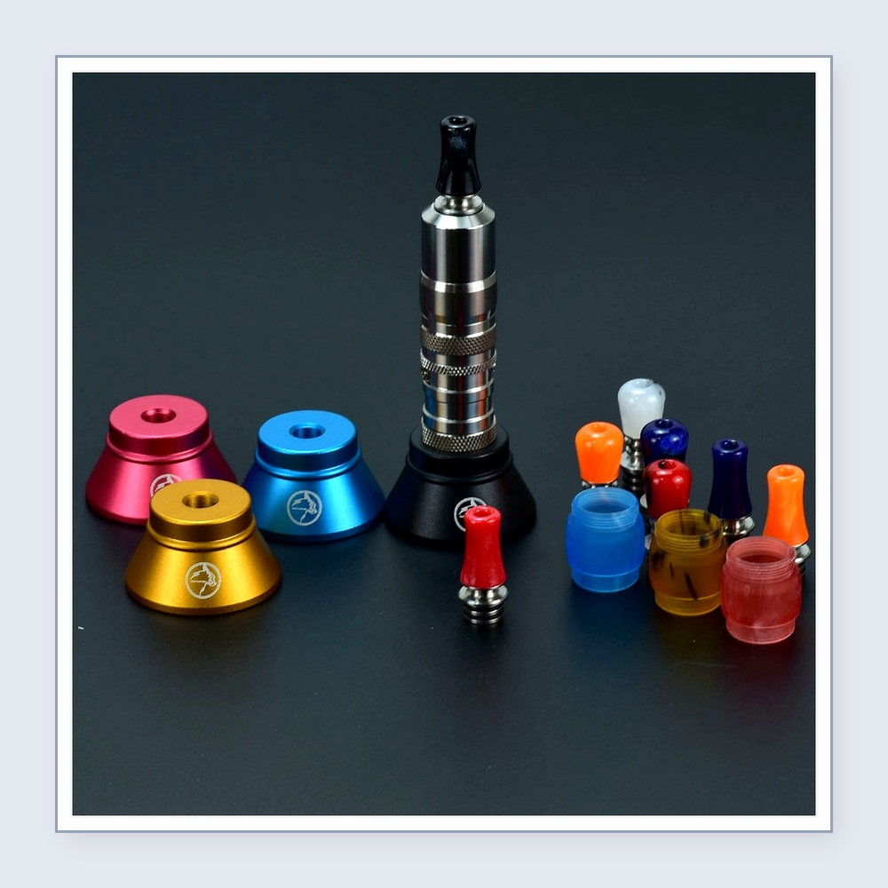 Wolfcoolvape Flash-e-Vapor Dua - Drip Tip Resin ulasan dan harga