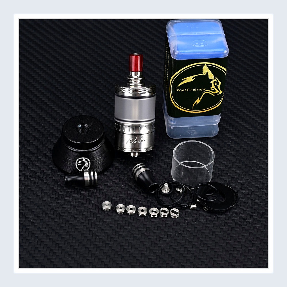 Wolfcoolvape NOLA RTA 3.2ml Re - Vaping Air ulasan dan harga
